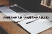 网站建设知识竞赛（网站建设知识竞赛方案）