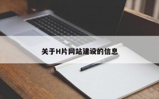关于H片网站建设的信息